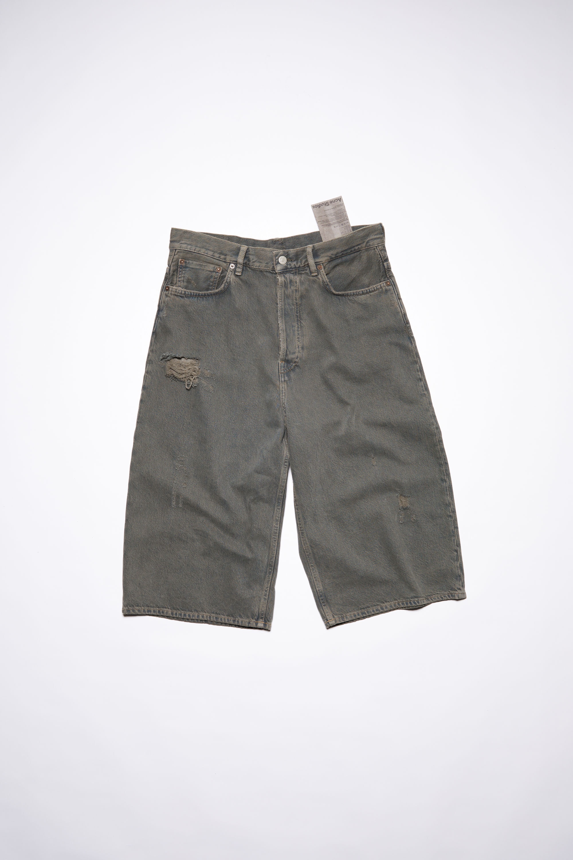 Loose fit shorts - Blue/green - 1