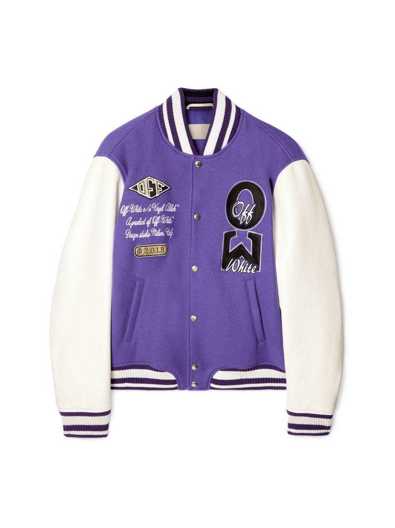 Time Leather/wool Varsity Jacket 1