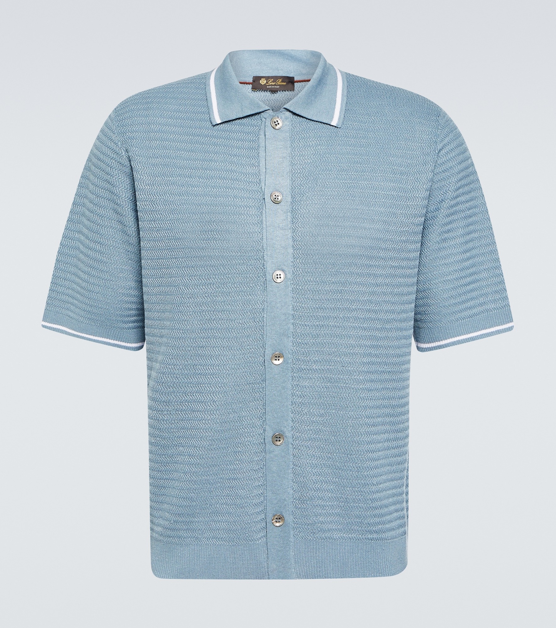Loro Piana Linen polo top mytheresa REVERSIBLE