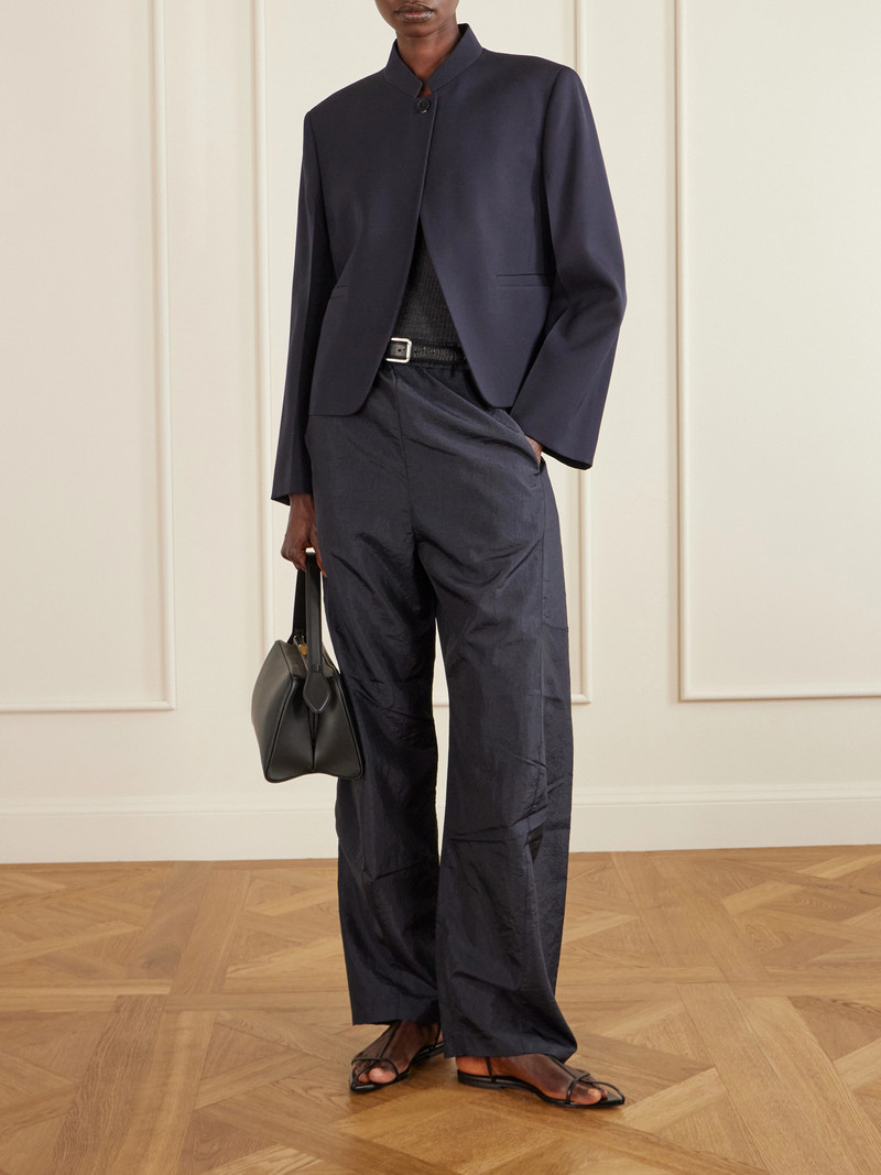 Tibi Winslow Crinkled-shell Barrel-leg Pants outlook
