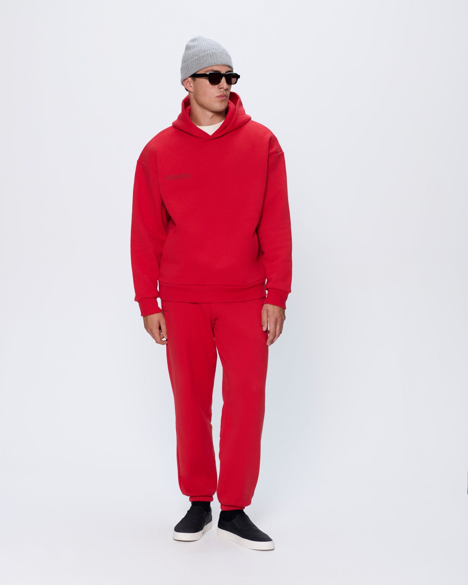 Mens 365 Heavyweight Hoodie - Goji Red - 3