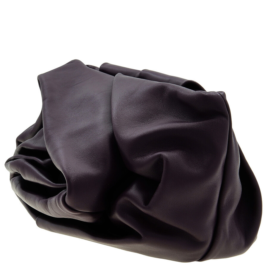 Burberry Rose Leather Clutch In Prune - 2