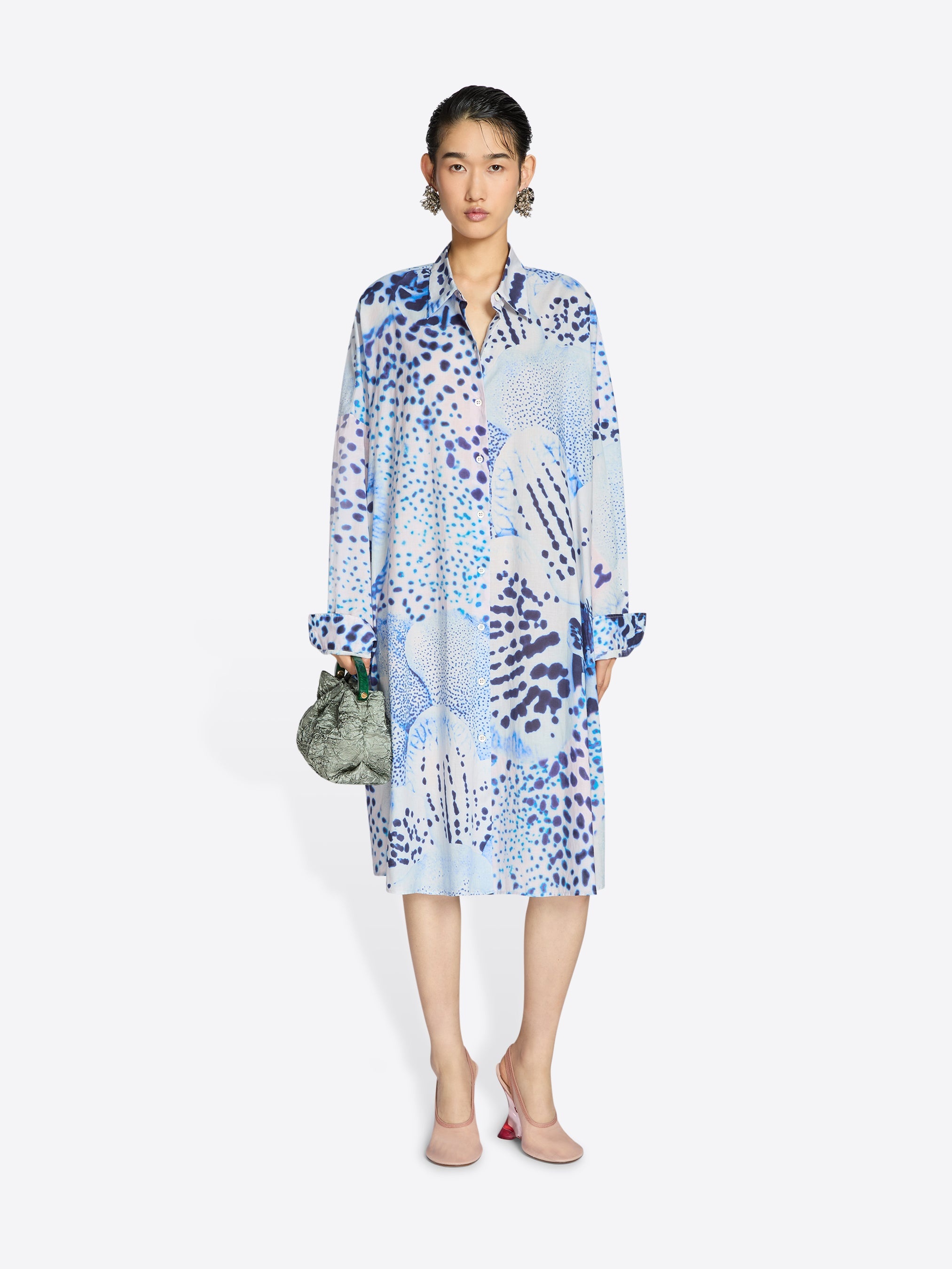PRINTED SHIRT DRESS - 2