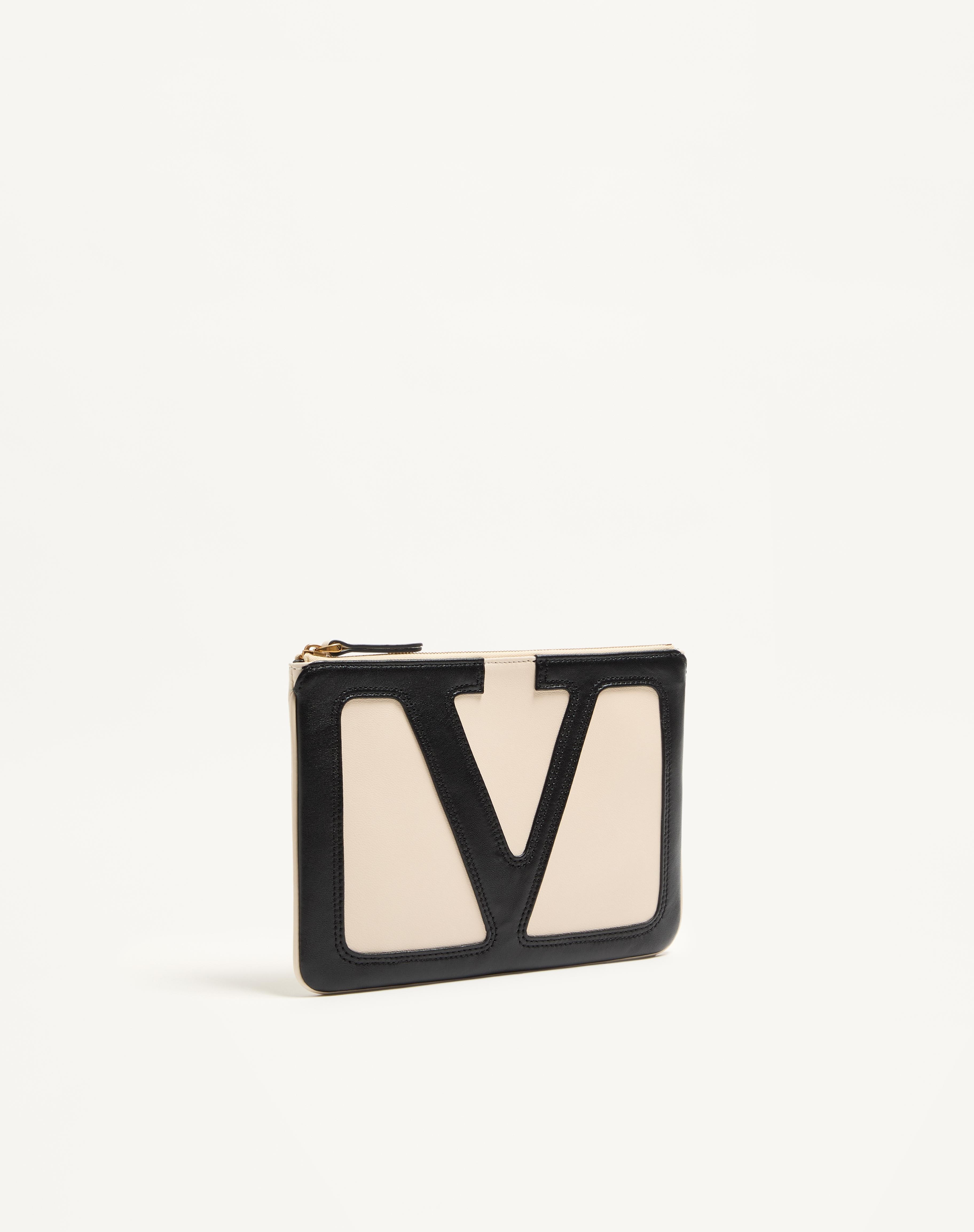 VALENTINO GARAVANI VIVA SUPERSTAR NAPPA LEATHER POUCH - 3