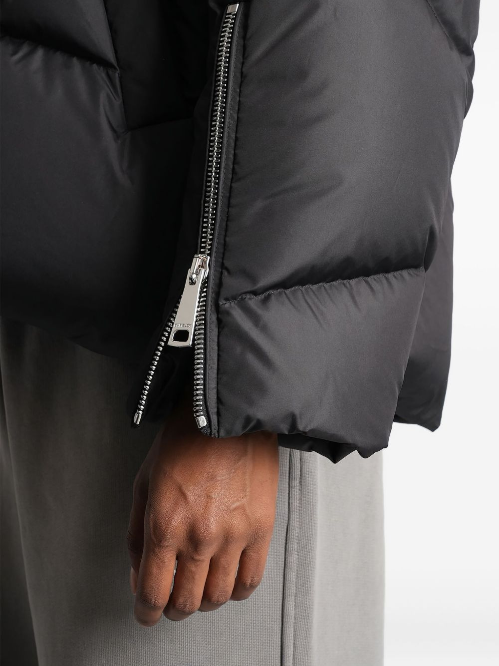 quilted attached-hood puffer jacket - 5