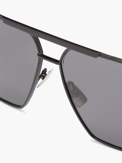 Bottega Veneta Aviator metal sunglasses outlook