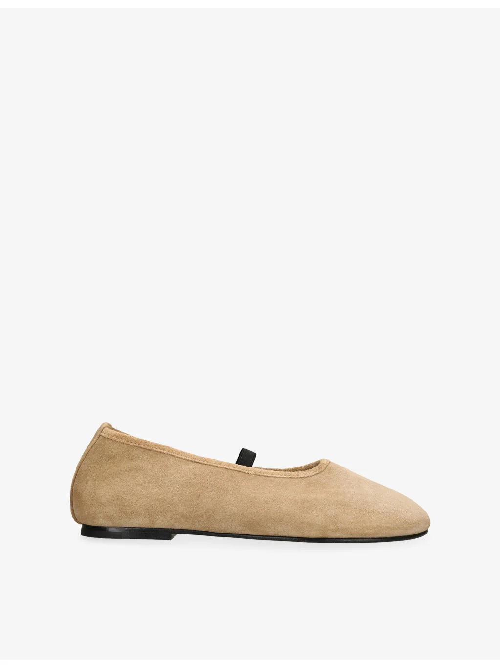 Balla Strap Leather Ballet Flats - 1