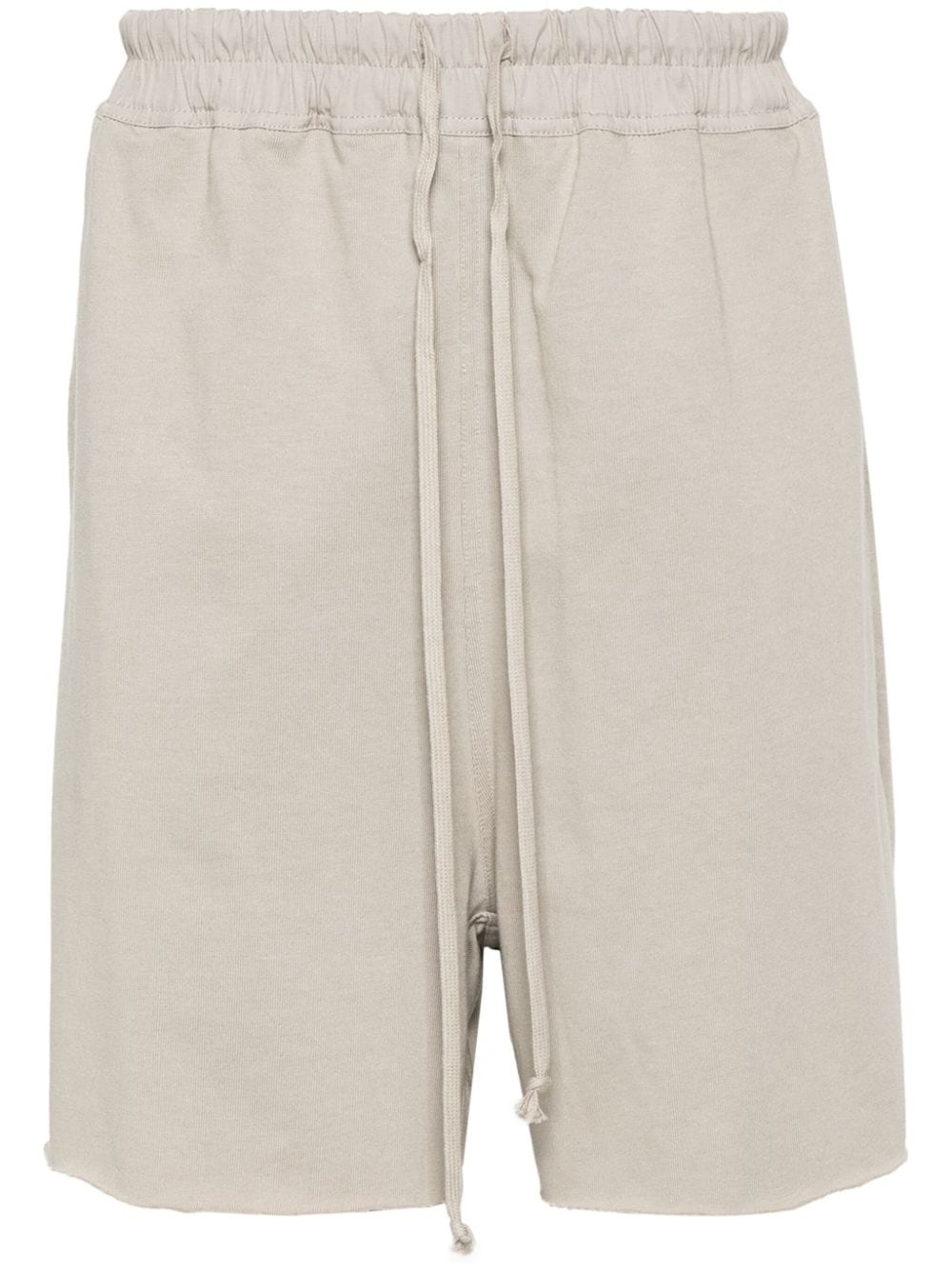 raw-cut-edge jersey shorts - 1