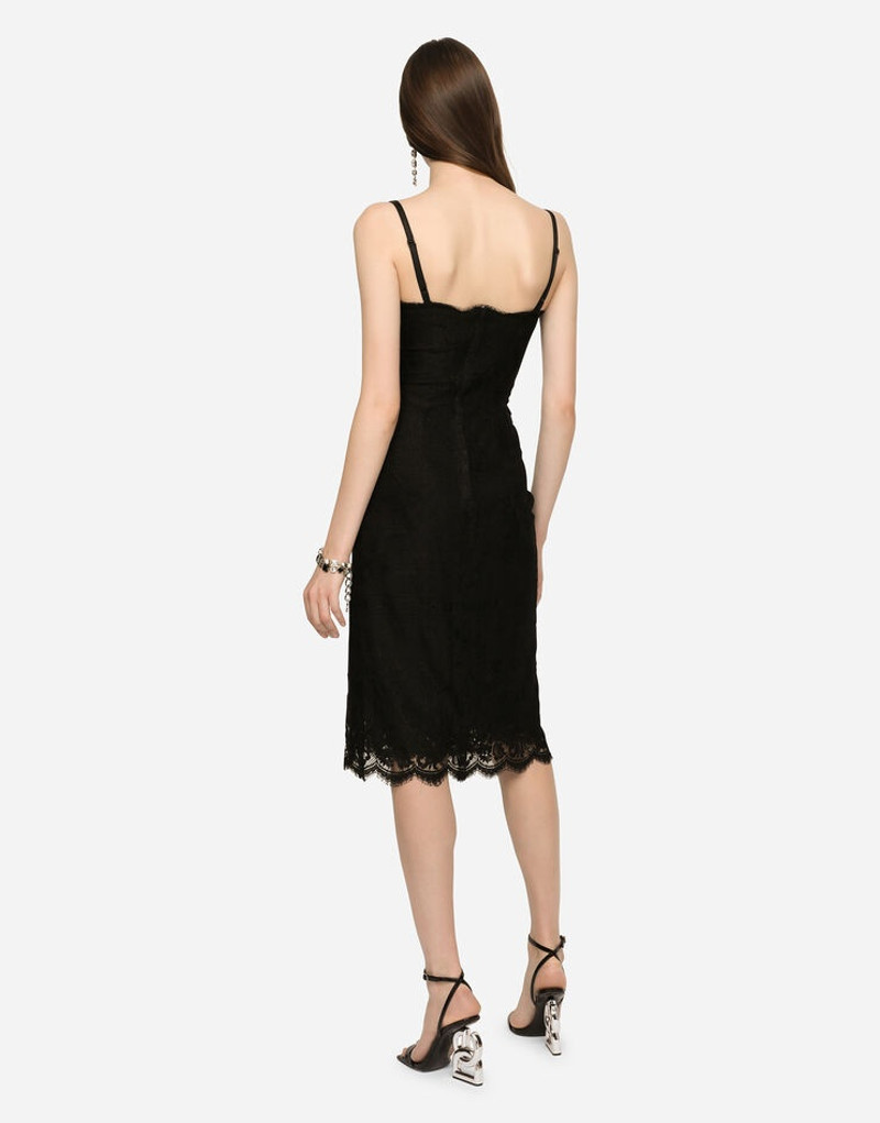 레이스 midi 드레스 와 double scalloped detailing 3