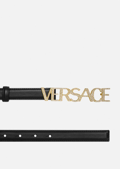 VERSACE Logo Crystal Belt outlook
