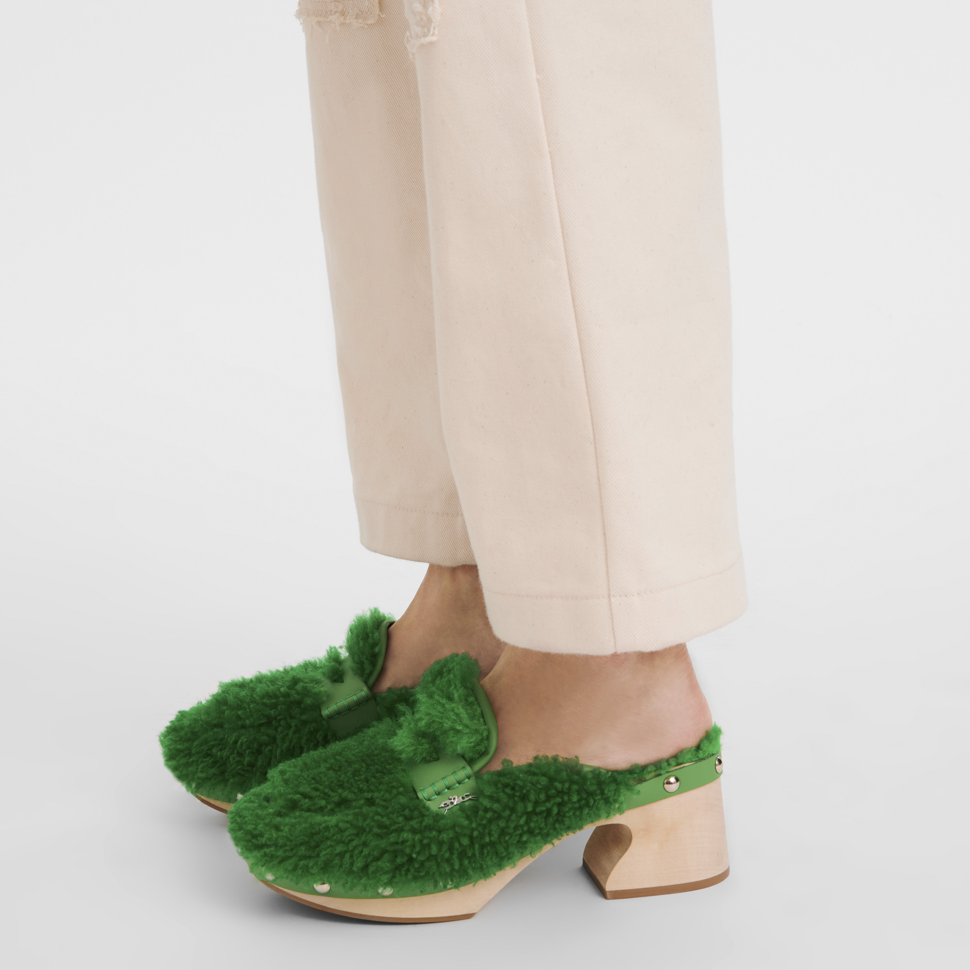 La Cigale Clogs Lawn - Leather - 2