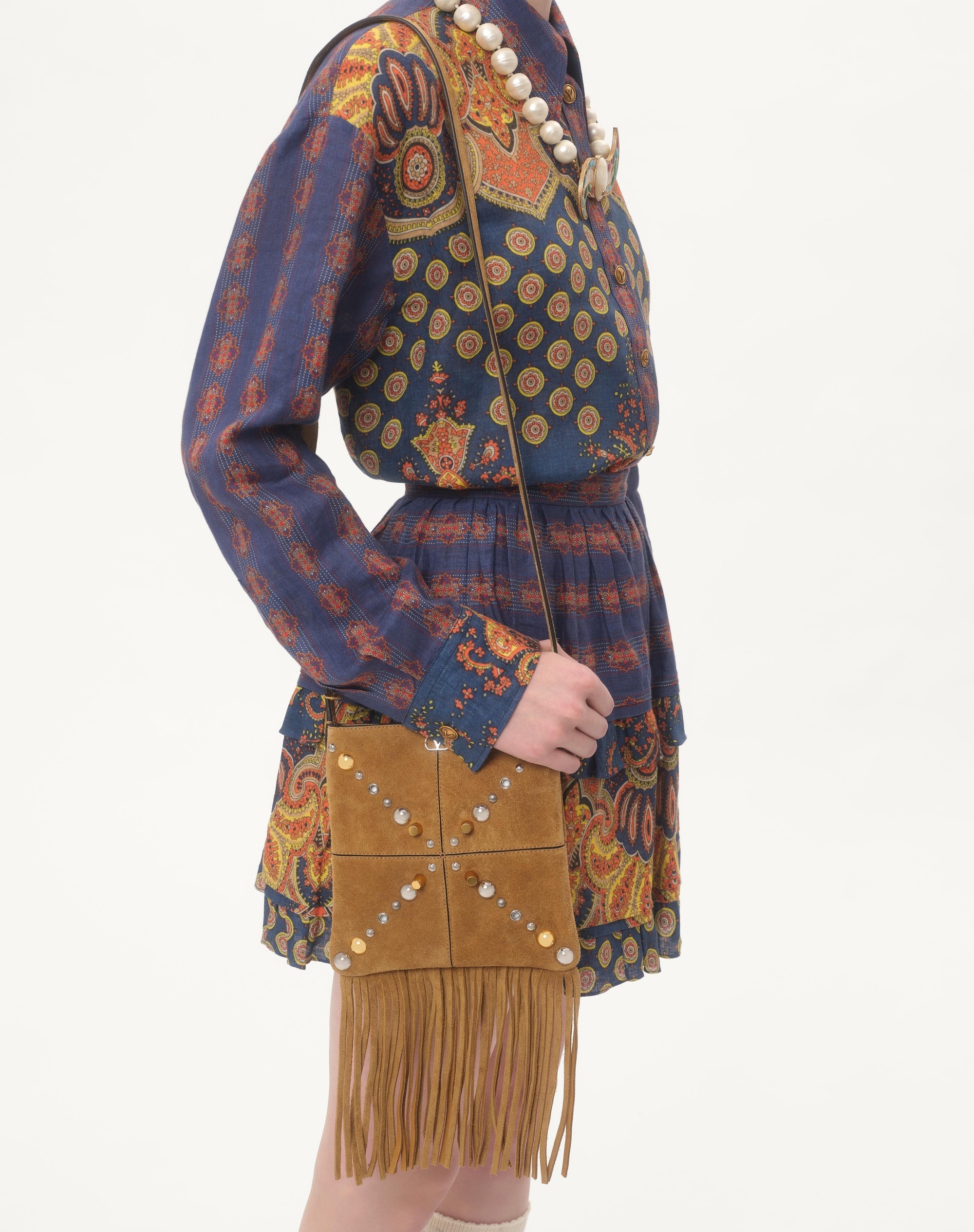 SHIRT IN LINO PAISLEY MEDAGLIONI VOYAGE IMAGINAIRE - 3