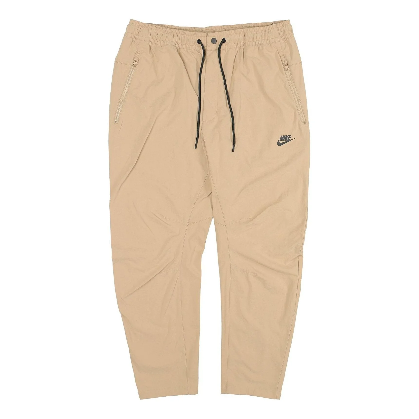 Nike Small Logo Pattern Woven Athleisure Casual Sports Long Pants Khaki CD9229-297 - 1