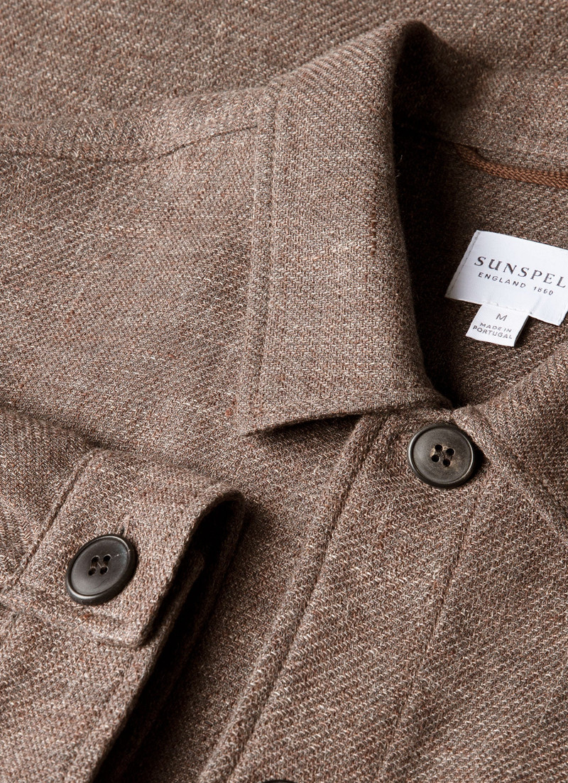 Cotton Linen Twill Twin Pocket Jacket 4