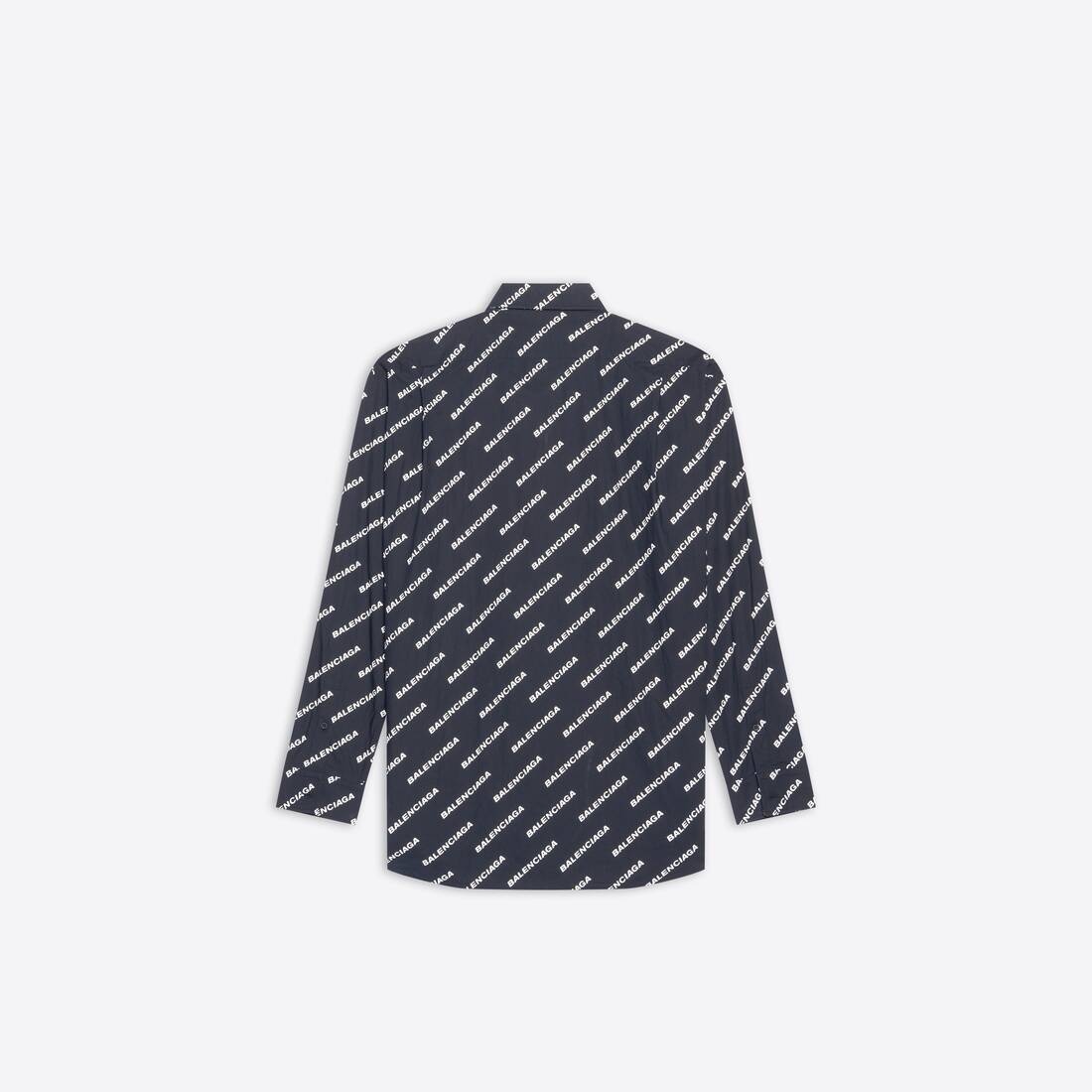 Men's Year Of The Tiger Typo Shirt Normal Fit in Black - 5