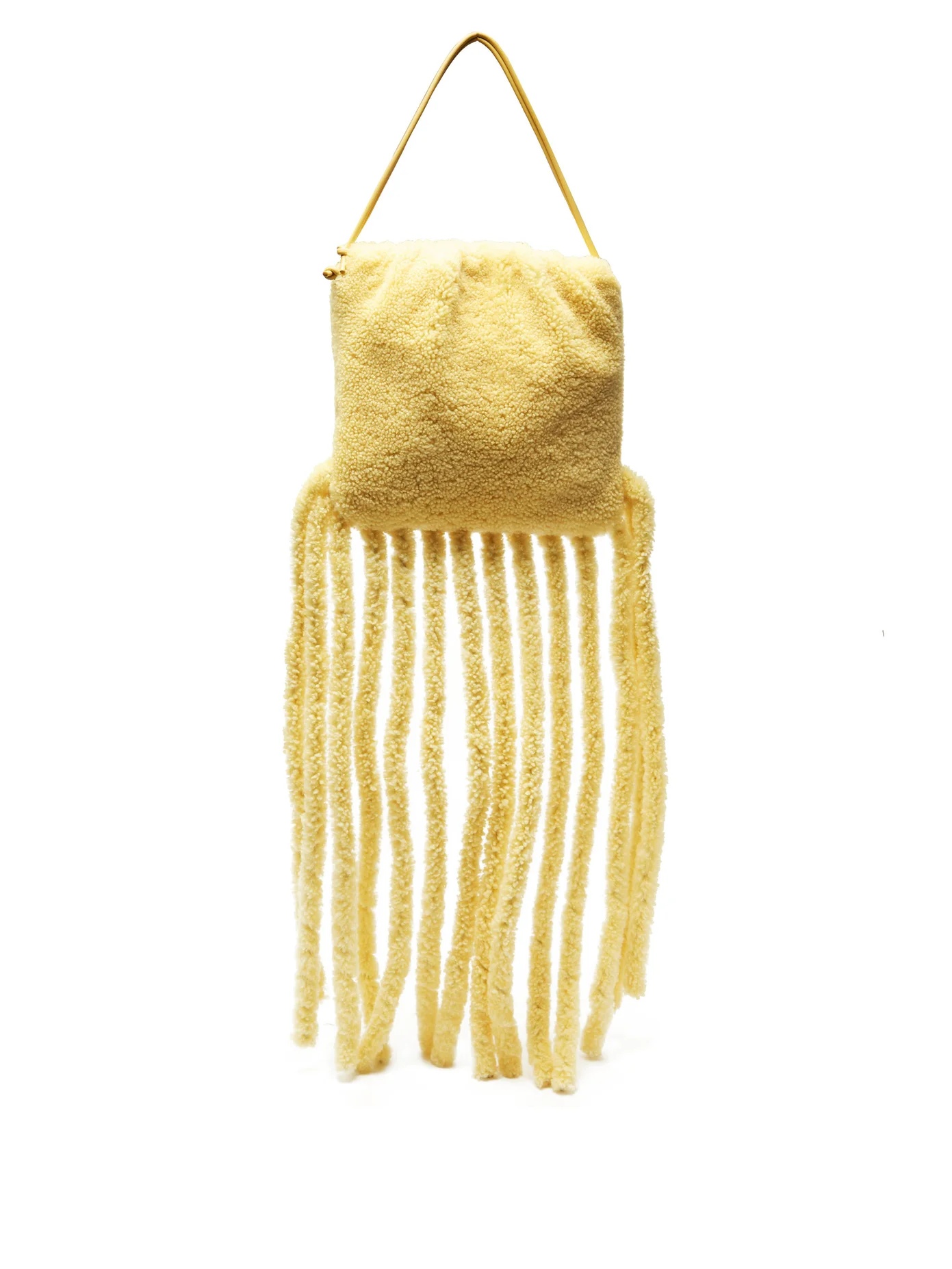 The Fringe shearling pouch - 1