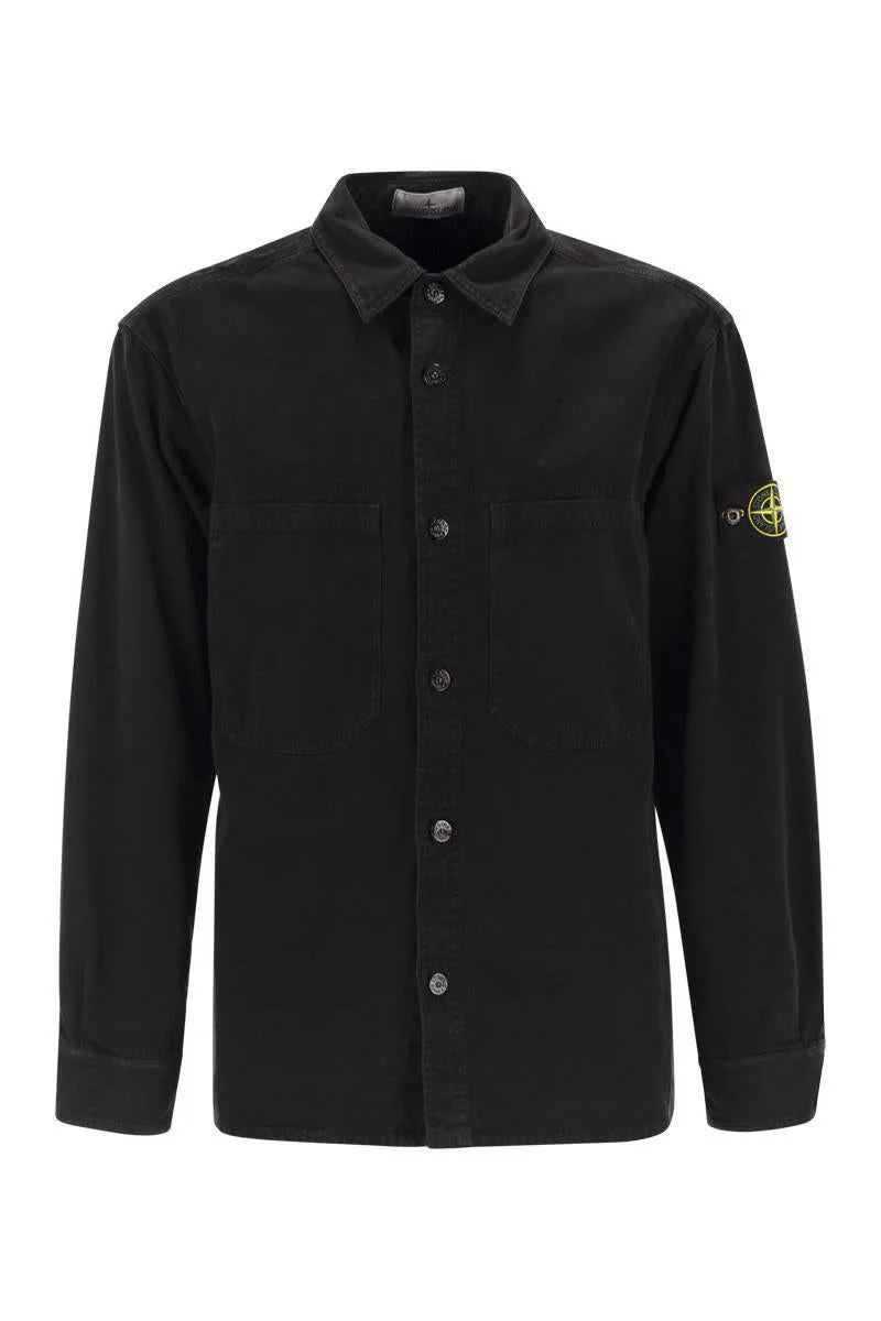 Stone Island Comfortable Overshirt With Chest Pockets - 1