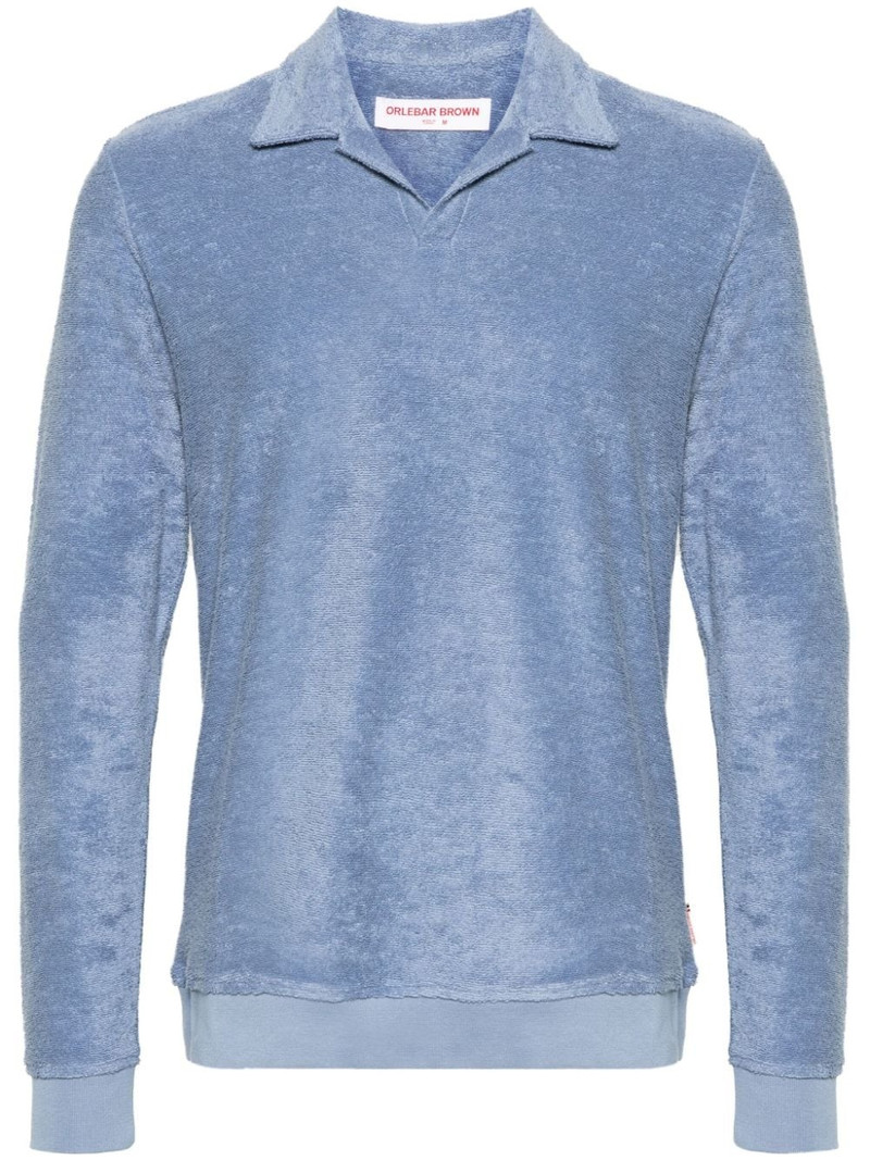 Santino towelling-finish polo shirt 1