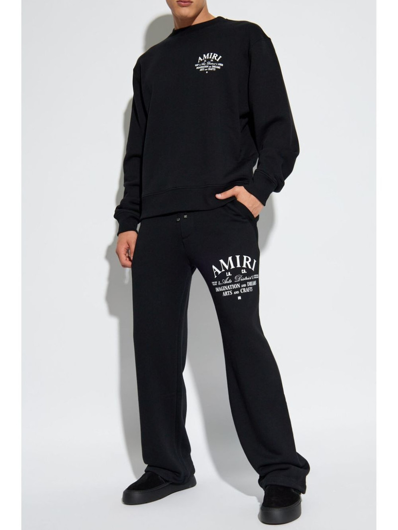 AMIRI logo-print cotton track pants outlook