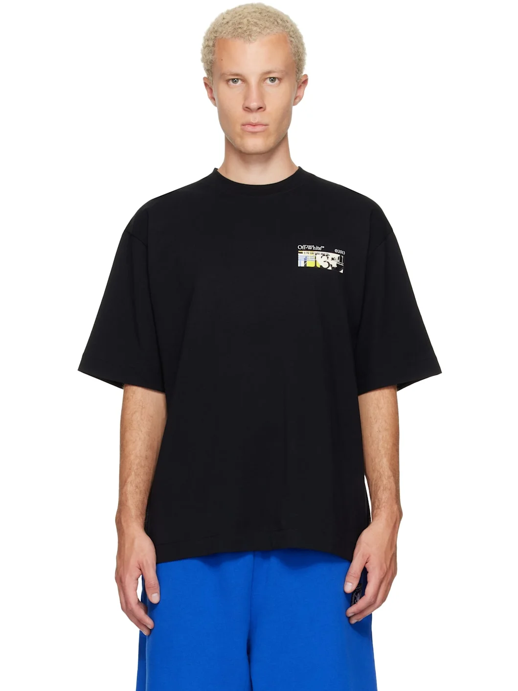 Black Industrial Arrow Skate T-shirt - 1