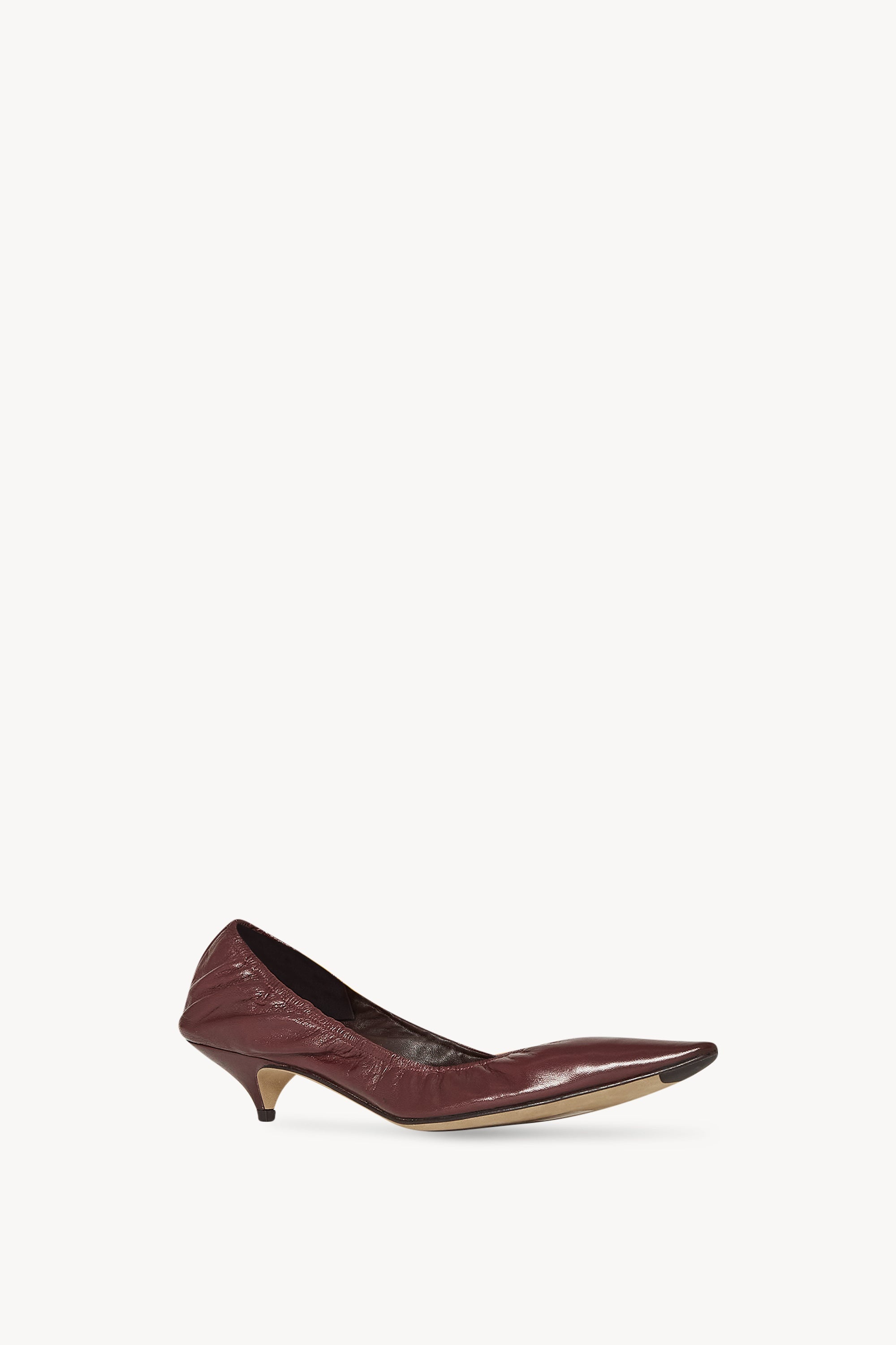 Liisa Kitten Heel in Leather - 2