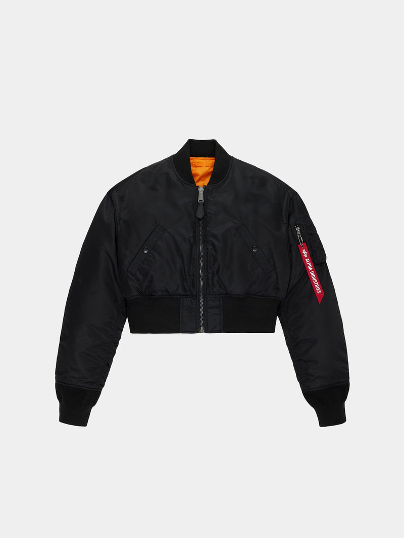 CROPPED MA-1 FLIGHT JACKET WOMENS 1