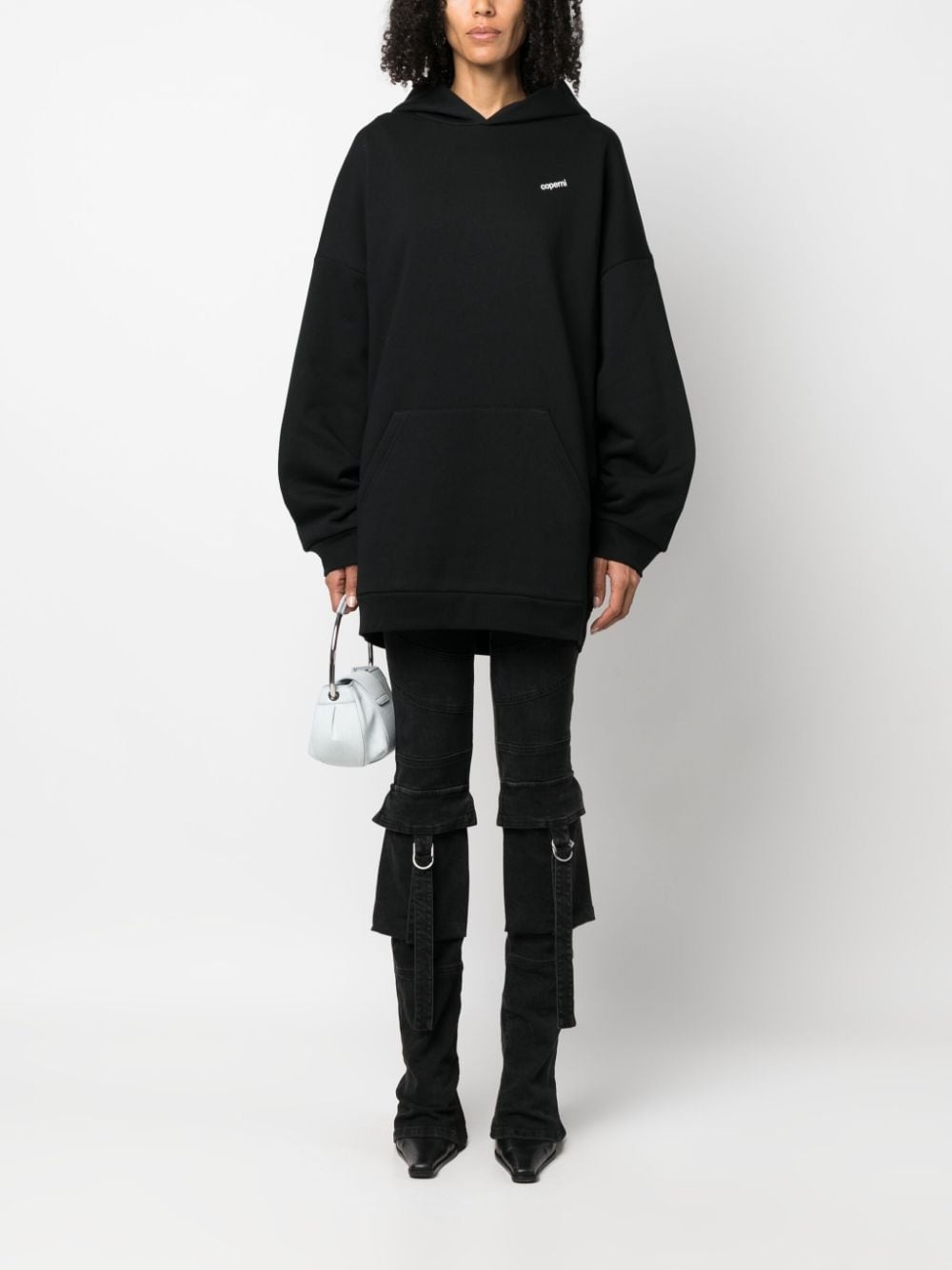 oversize logo-print hoodie - 2