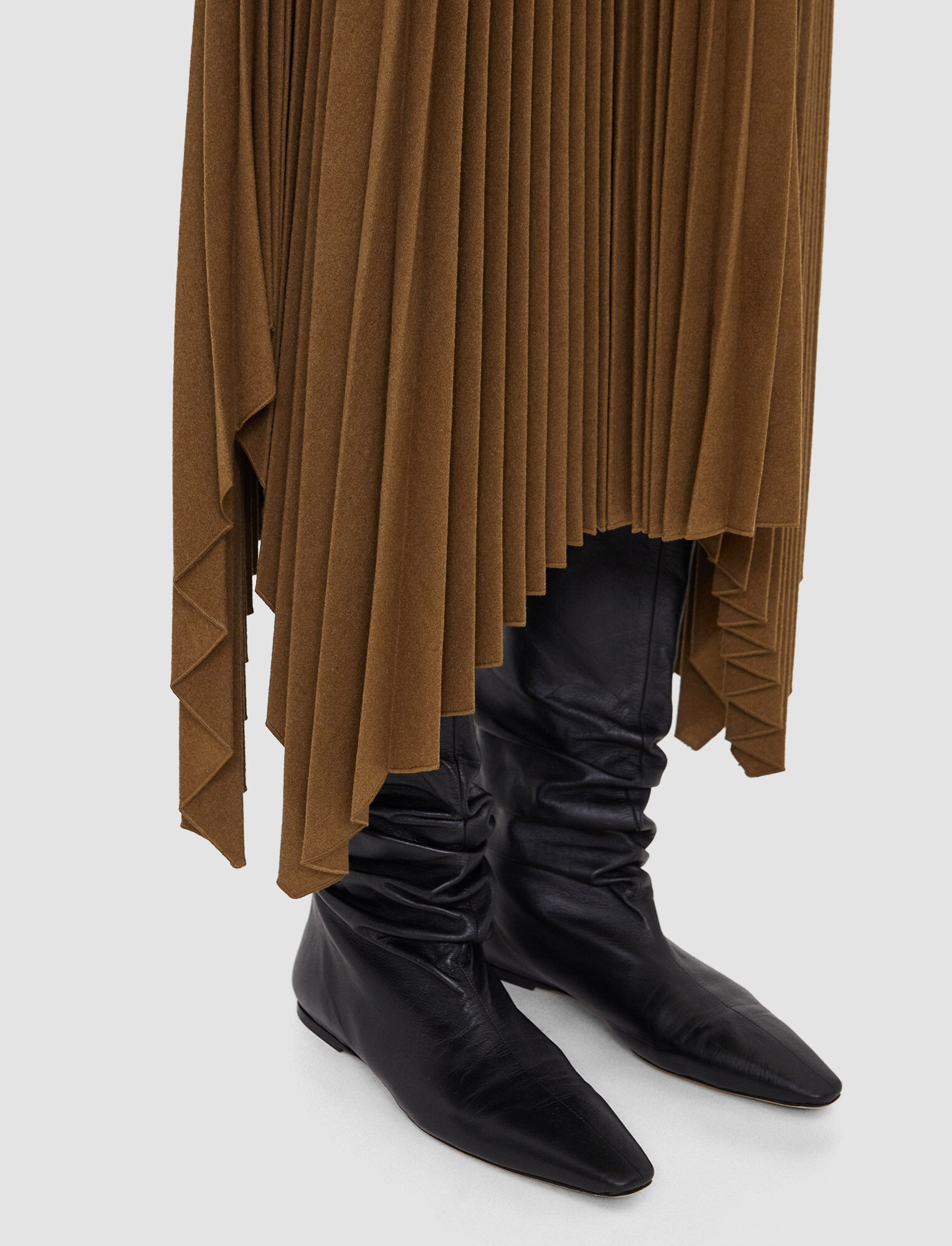 Pleated Flannel Deron Dress - 5