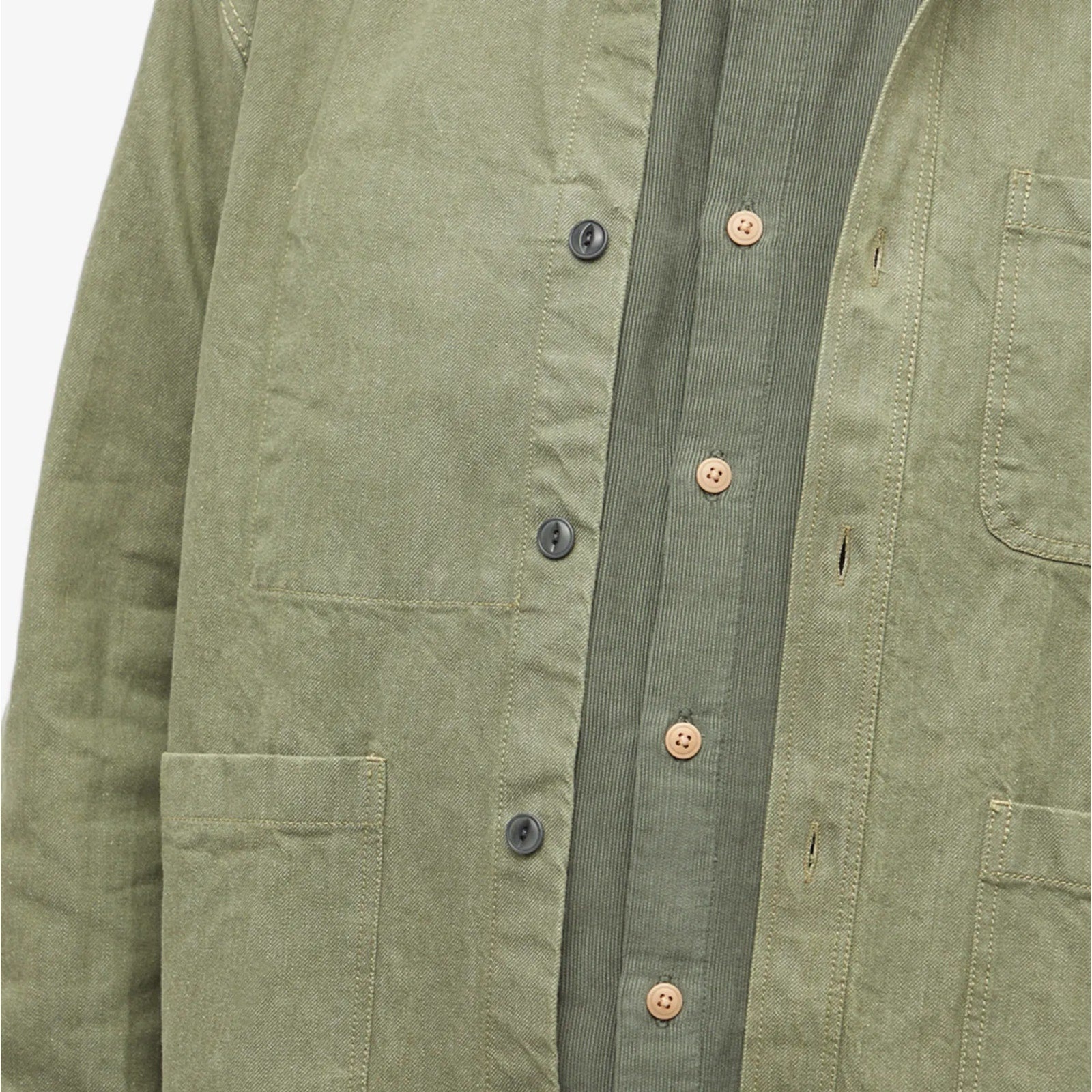 Officine Générale Theodore Chore Jacket - Light Olive - S - 5