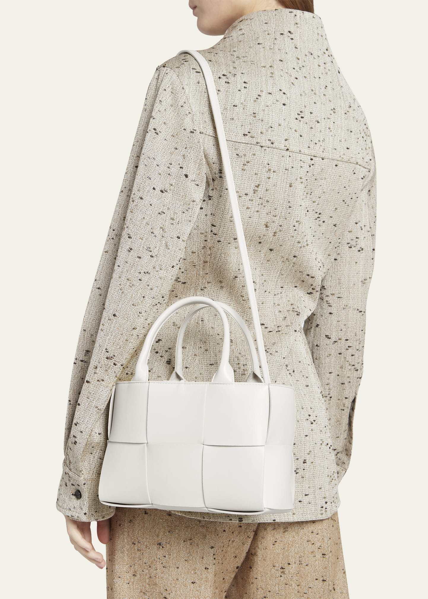 Arco Mini Intrecciato Napa Top-Handle Bag - 2