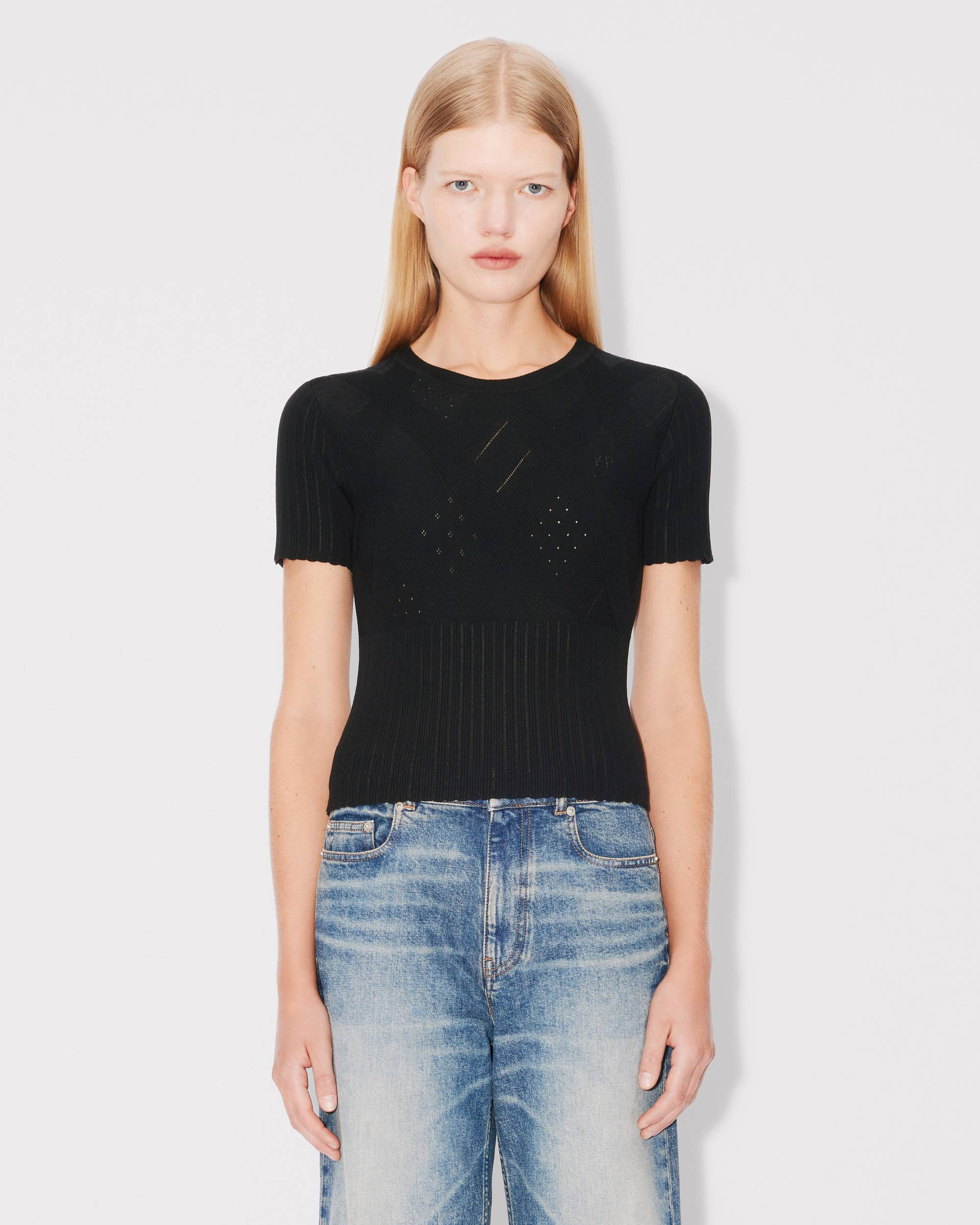 Top in viscose stretch lace - 3