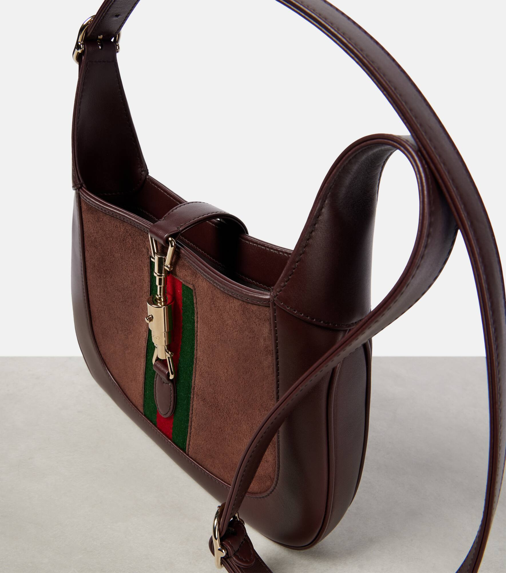 Jackie 1961 Medium suede shoulder bag - 6