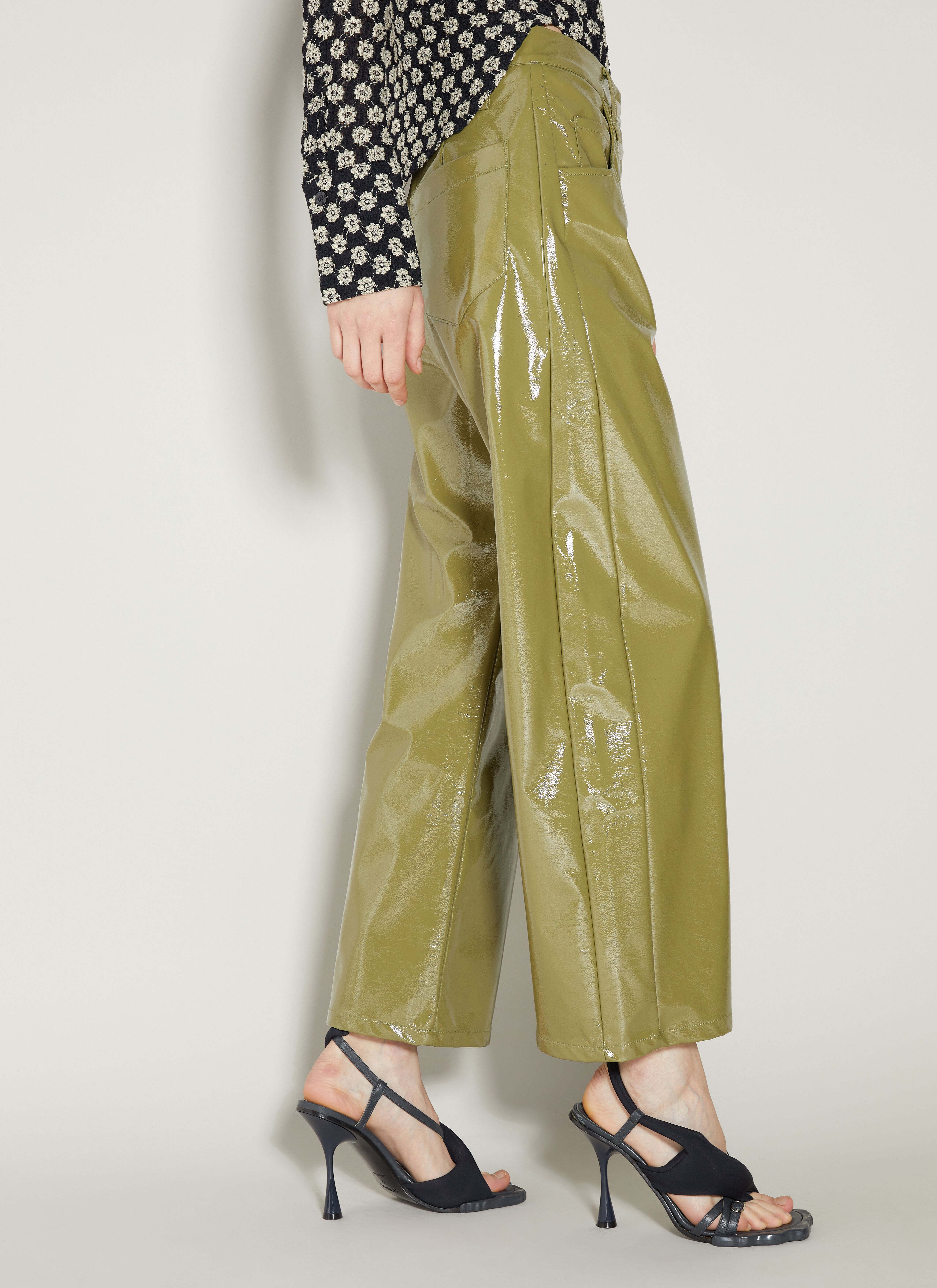 Glossy Vinyl Pants - 5