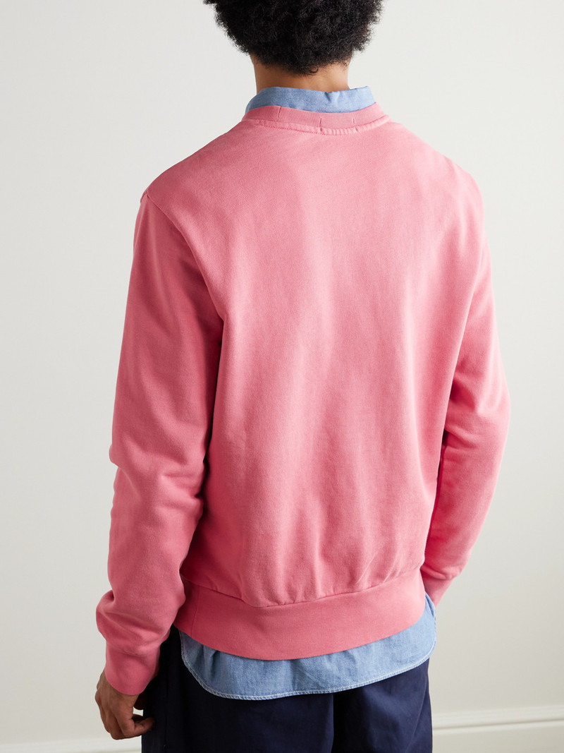 Logo-Embroidered Cotton-Jersey Sweatshirt 3