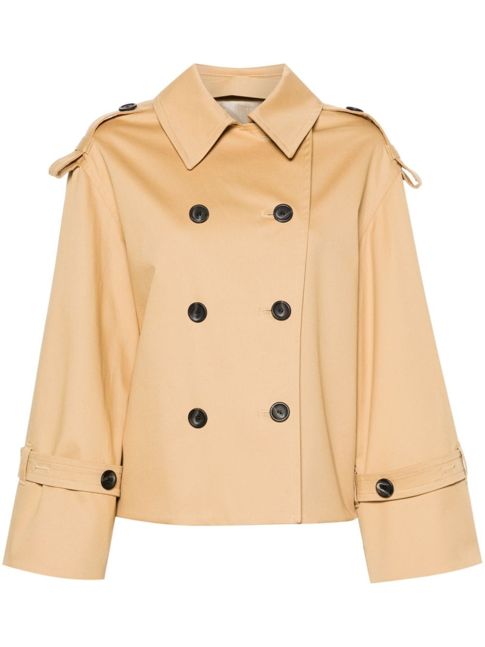 Alisandra double-breasted trench jacket - 1