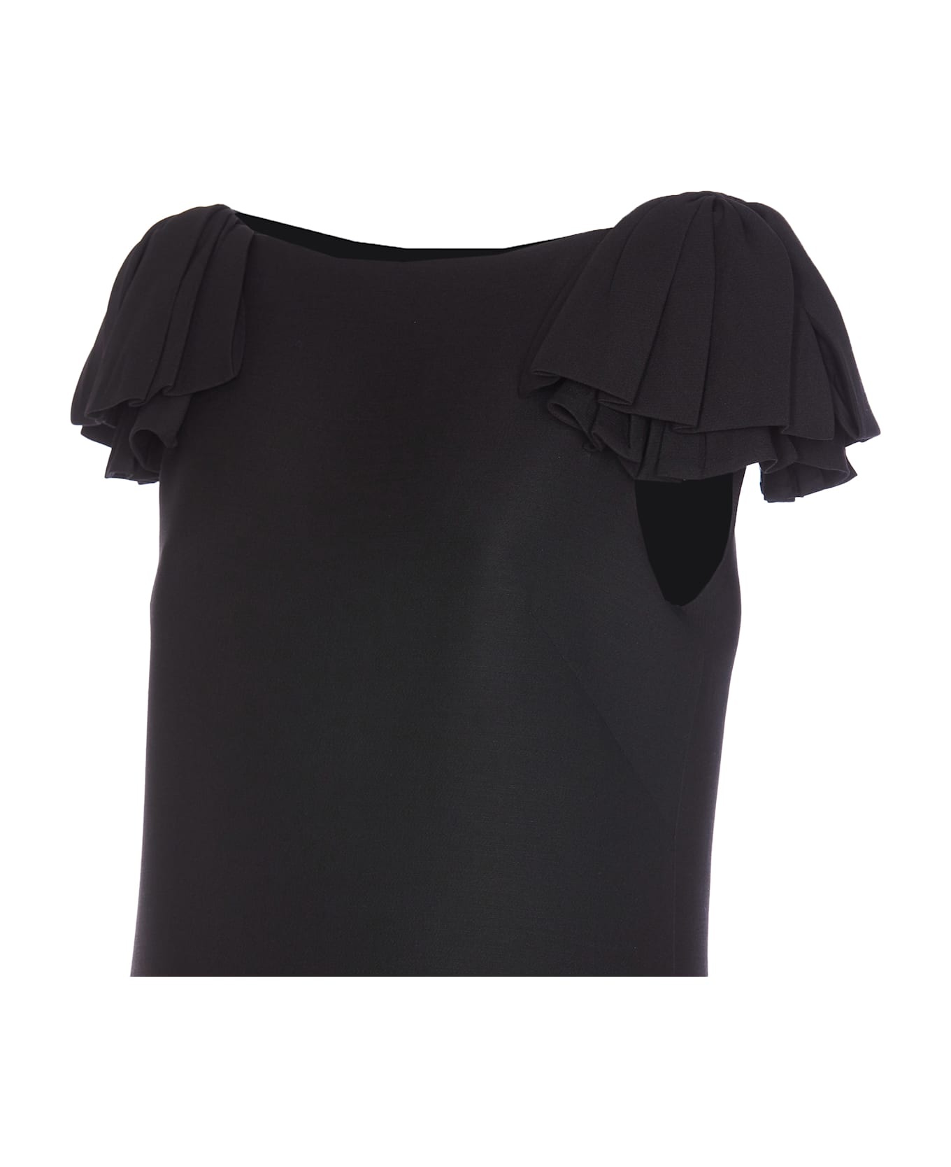 Crepe Couture Mini Dress - 3