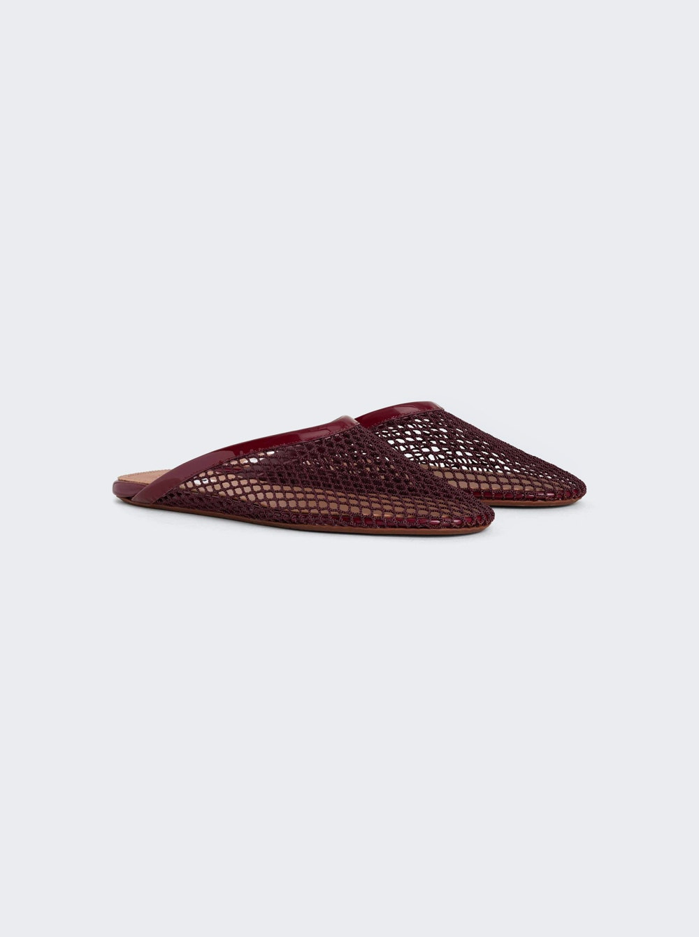 Flat Mules Rouge Grenat - 2