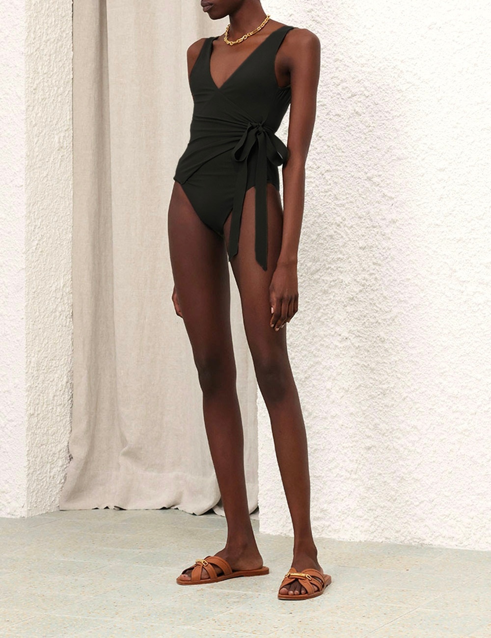 SEPARATES SCULPT WRAP TIE 1PC - 3