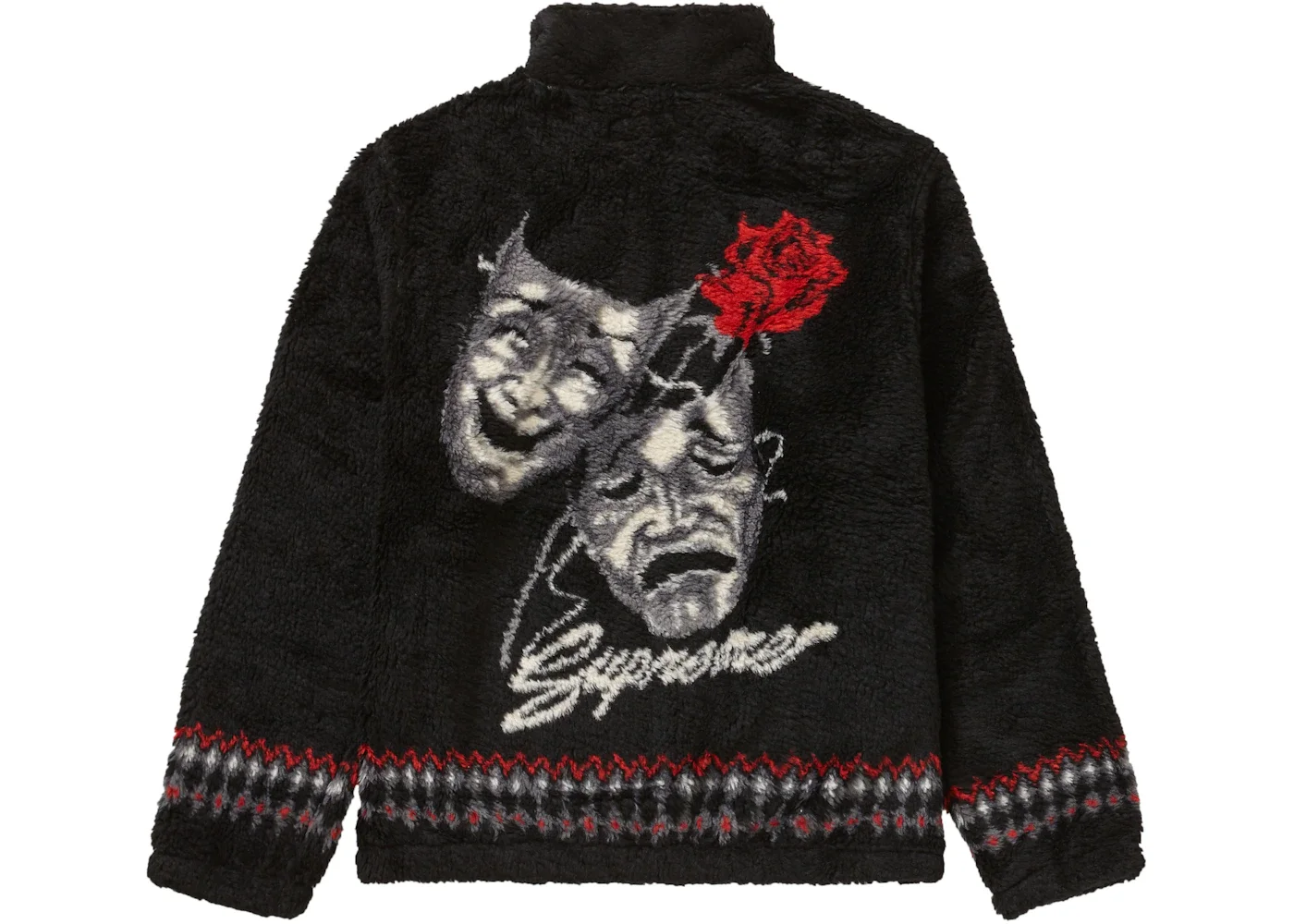 Supreme Supreme Drama Mask Fleece Jacket Black - 3fc87adb-635c 
