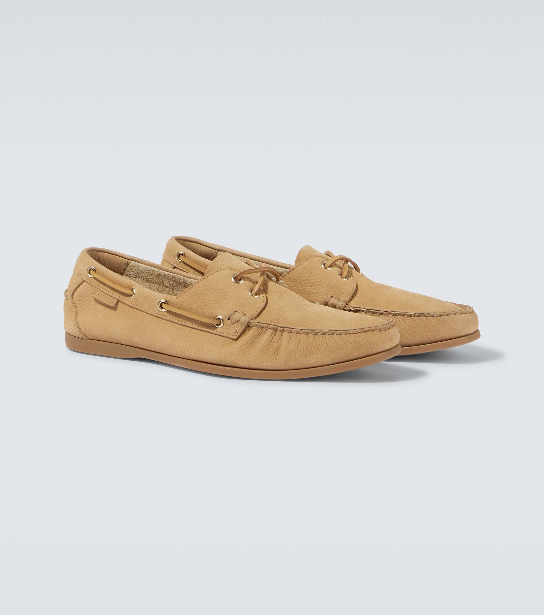 Robin leather boat shoes - 5