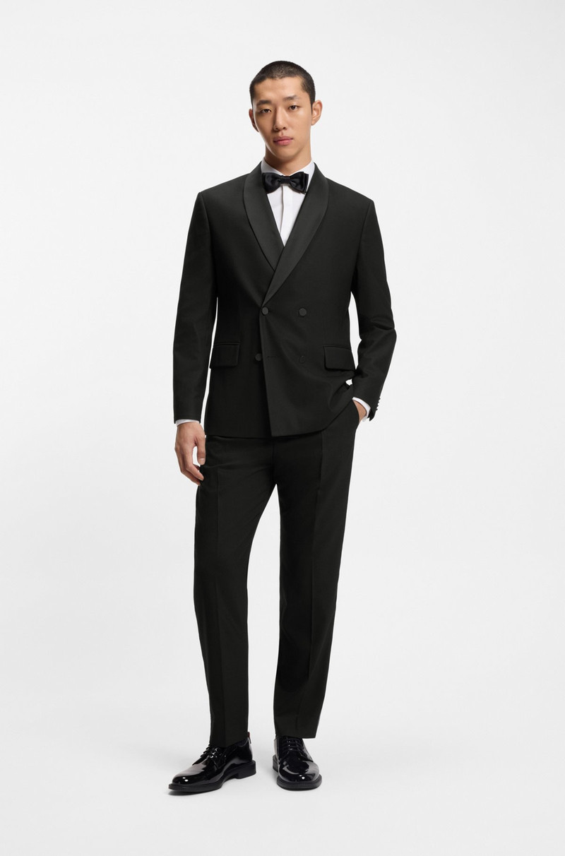HUGO MODERN-FIT TUXEDO JACKET WITH SHAWL LAPELS outlook