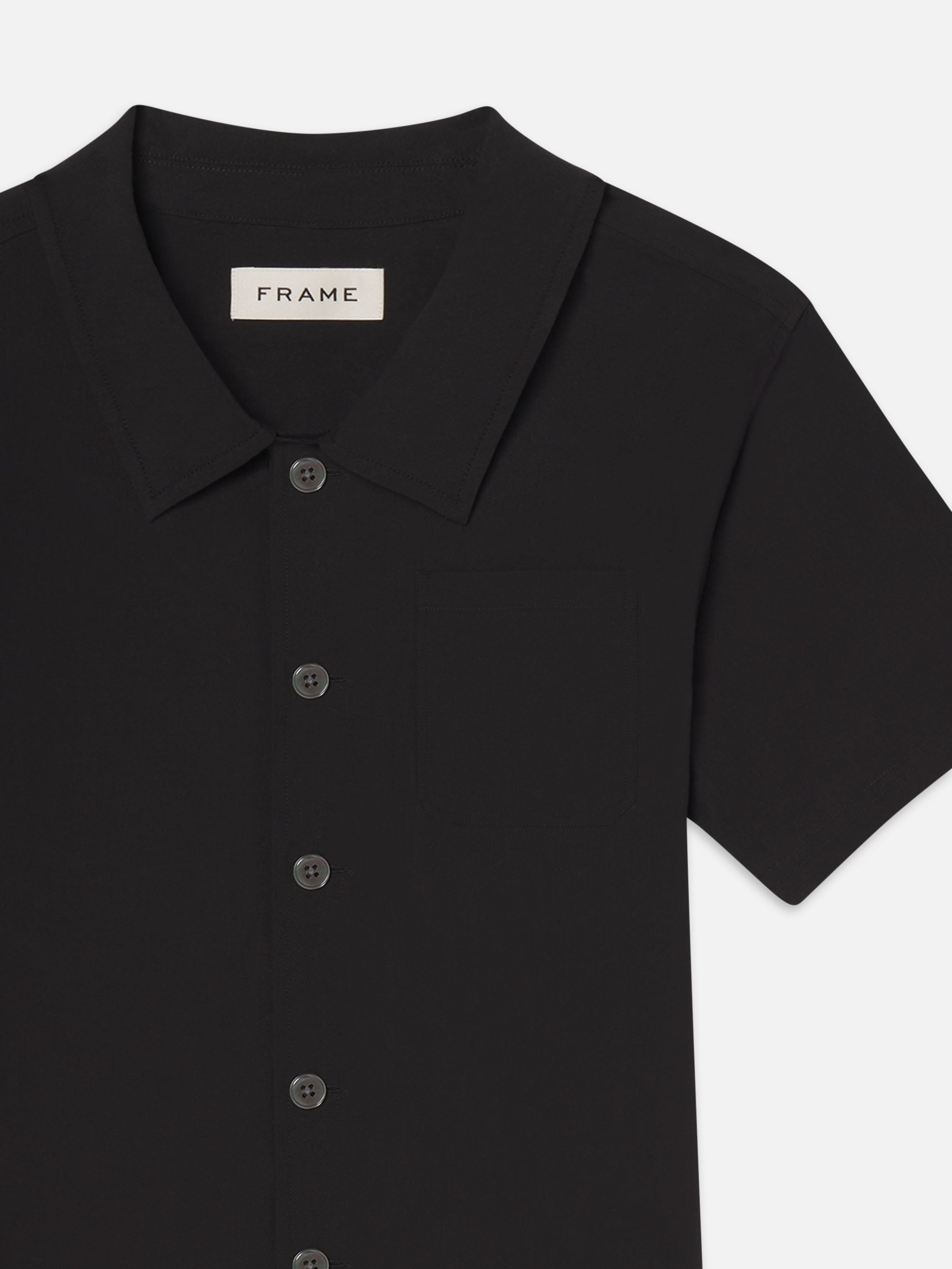 Short Sleeve Shirt in Black - 3