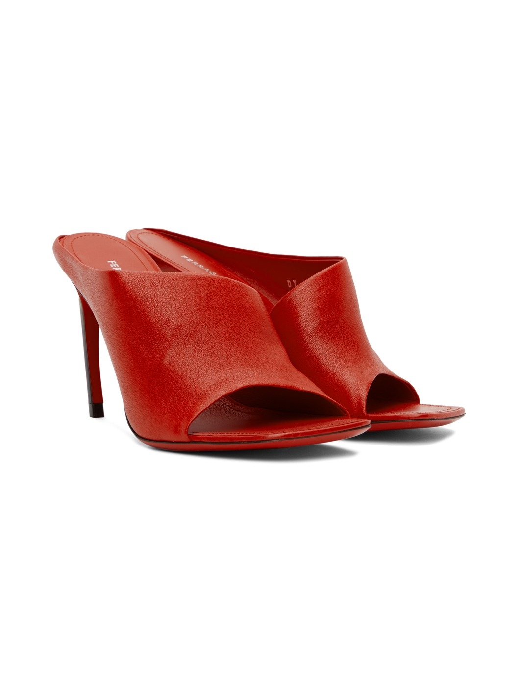 Red Nymphe Mules - 4