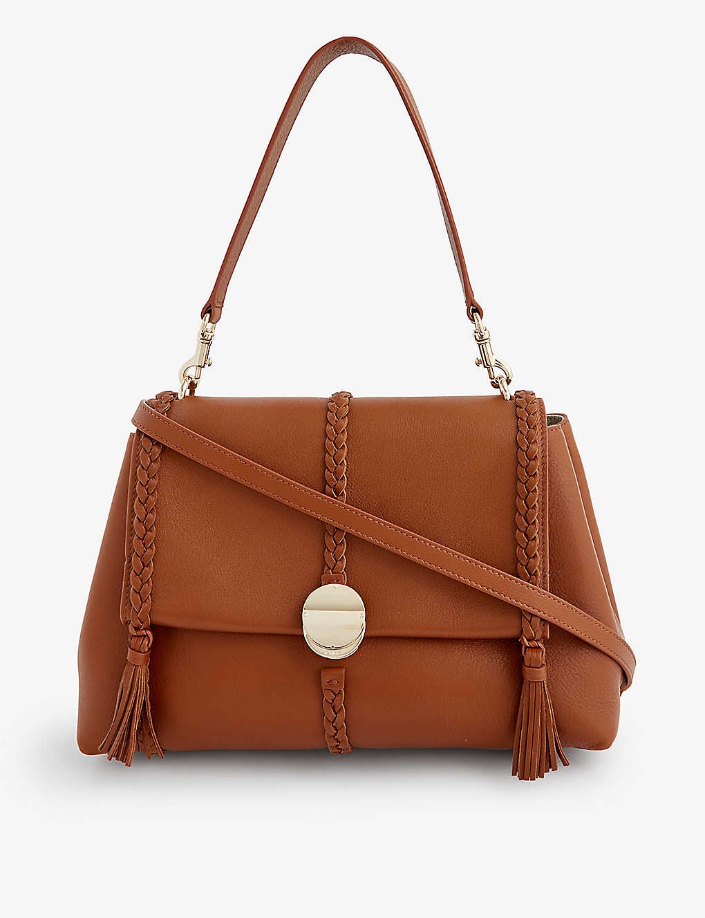 Penelope medium leather shoulder bag - 1