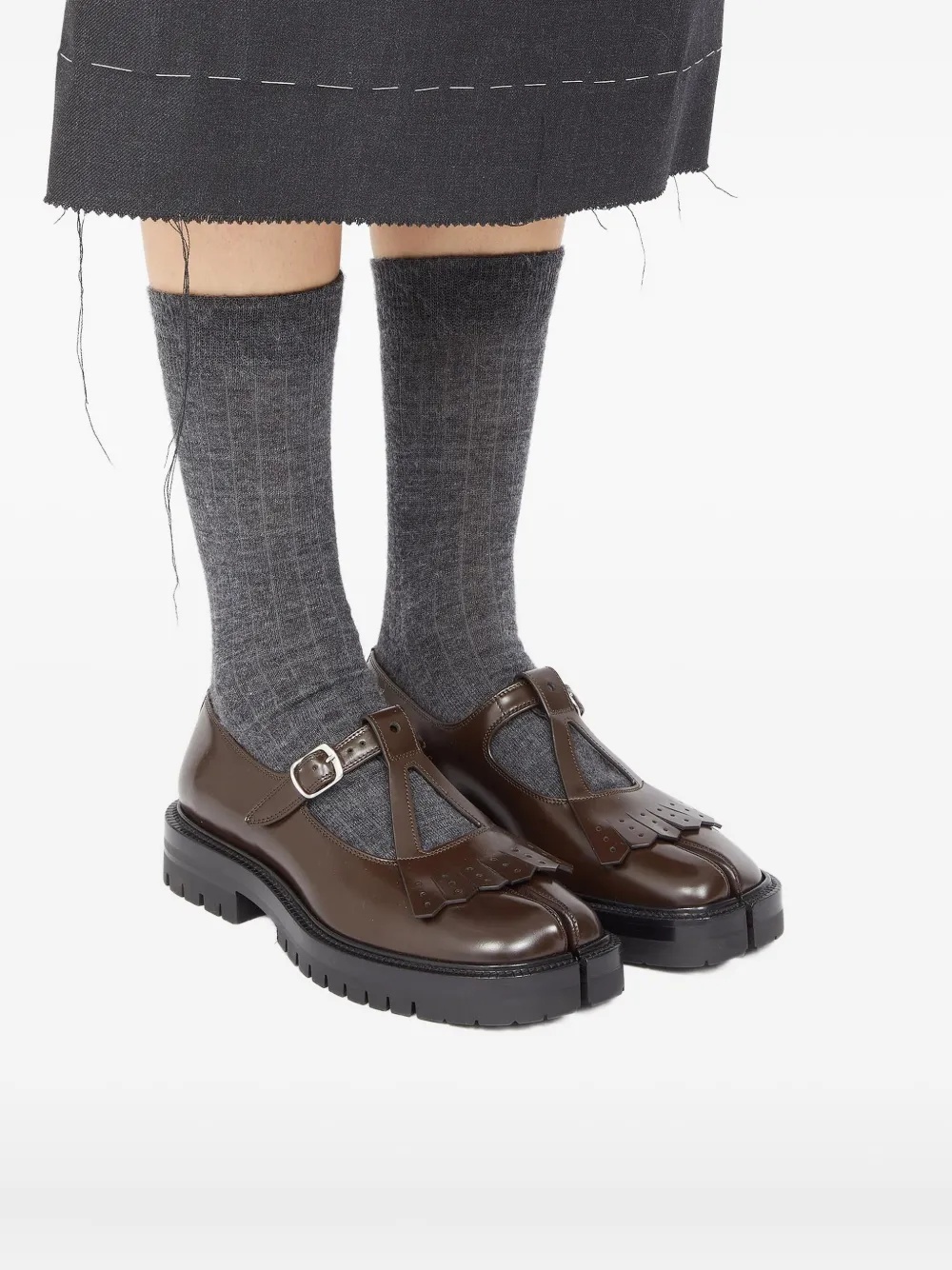 MAISON MARGIELA - Women Tabi County Mary Jane Shoes - 6