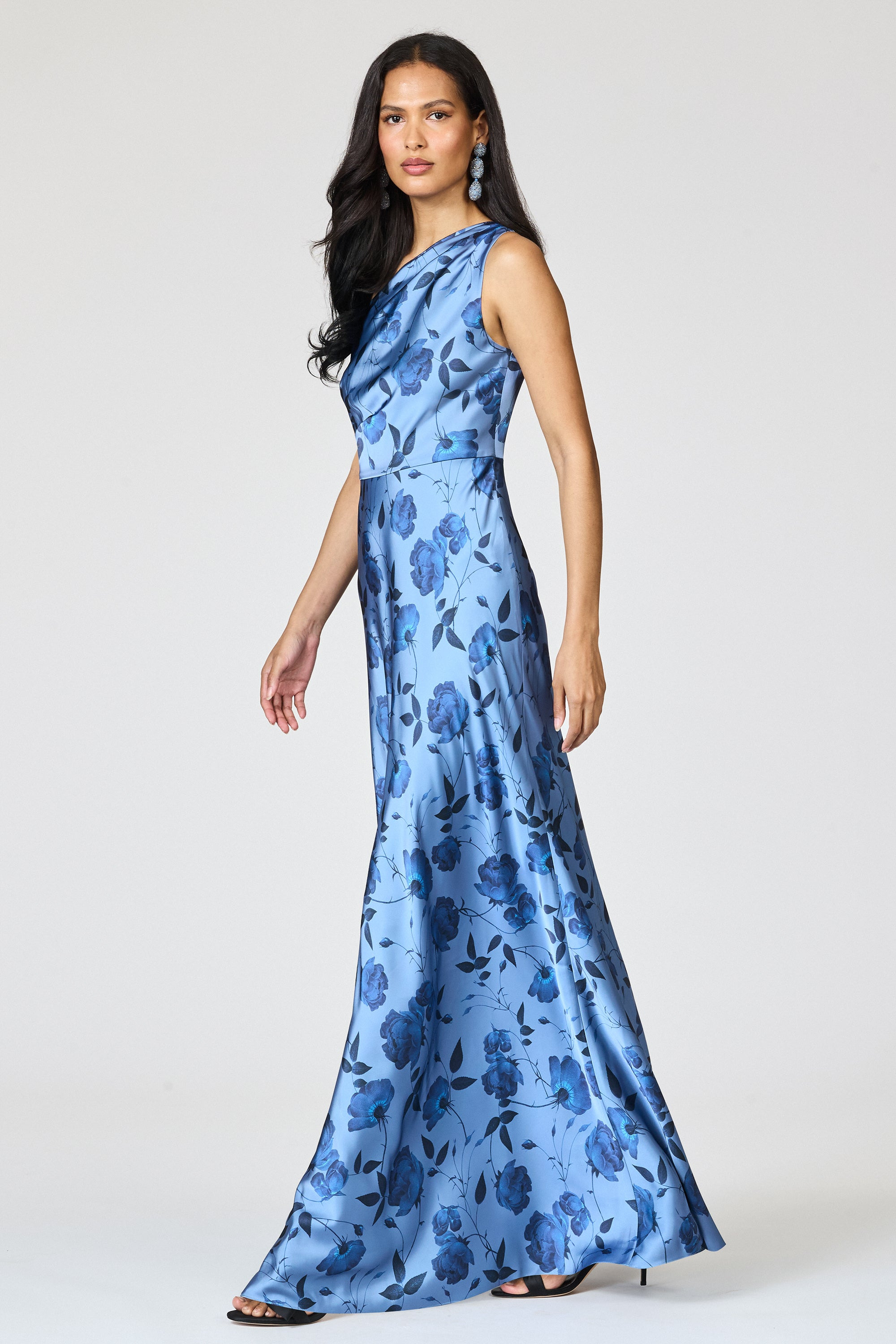 DELPHINE GOWN - WILD STEEL ROSES - 2