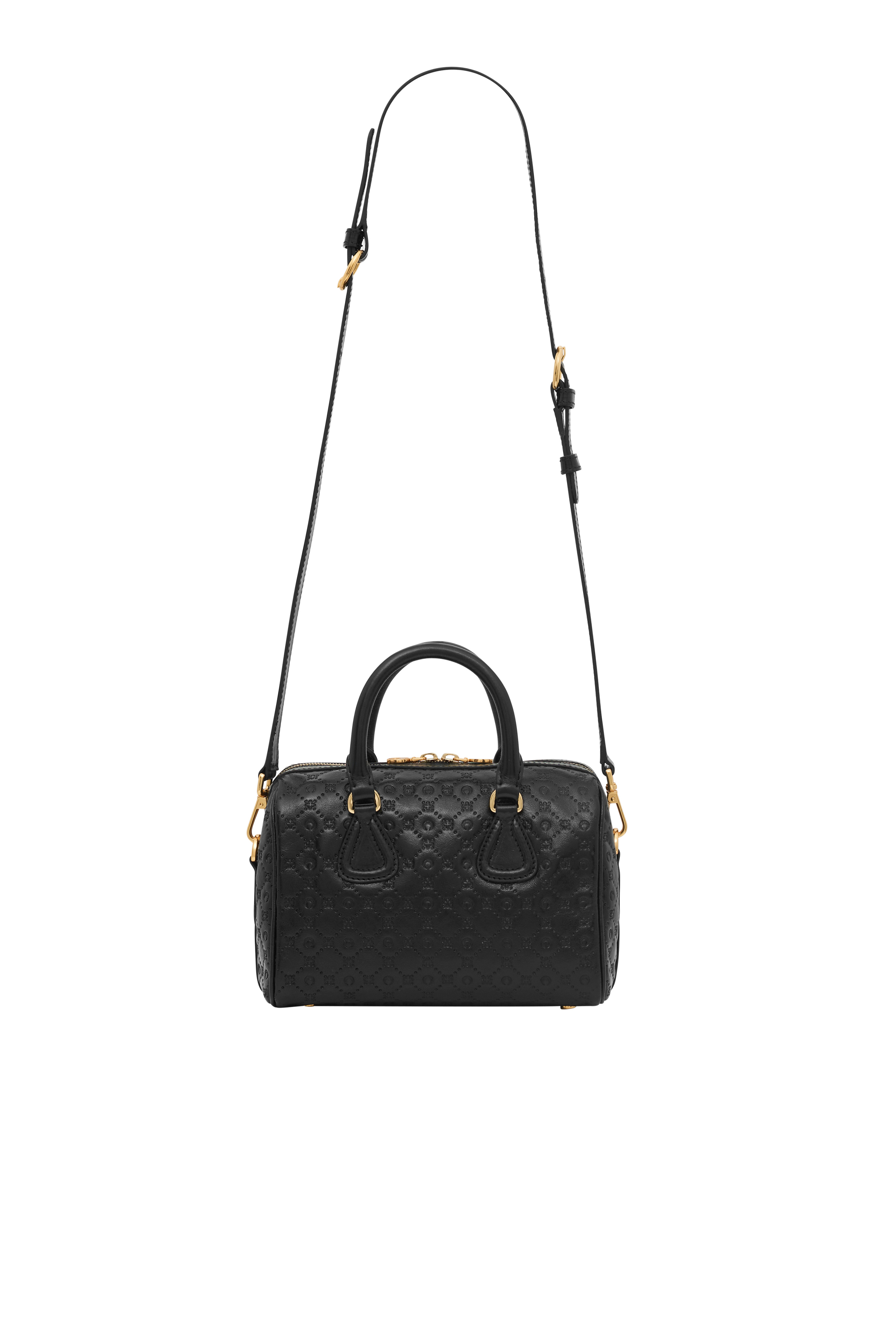 Moonogram Embossed Leather Strike - 1