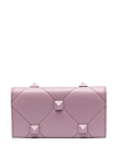 Valentino Roman Stud leather clutch bag outlook