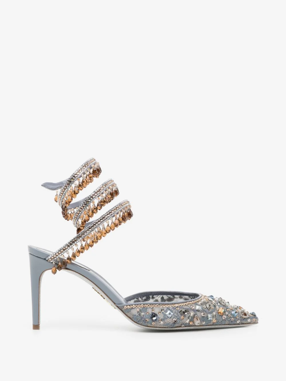 100mm Christy crystal-embellished pumps - 1