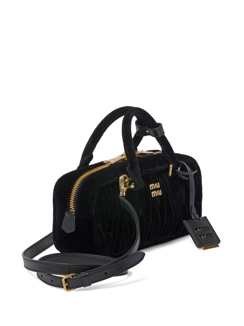 Arcadie matelassÃ© vevlet tote bag - 2